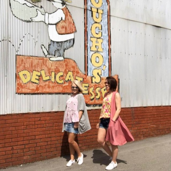 Agnes & Dora Dark Peach Cascade Vest - Picture 4 of 6